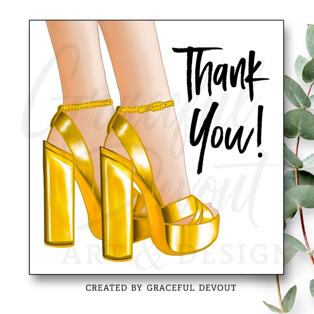 Thank You!-2" (48ct) Stickers